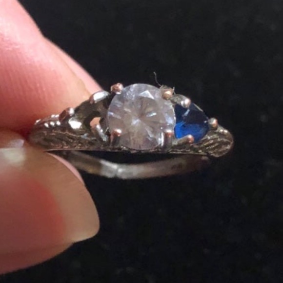 Sterling Silver vintage filigree ring - Picture 2 of 6